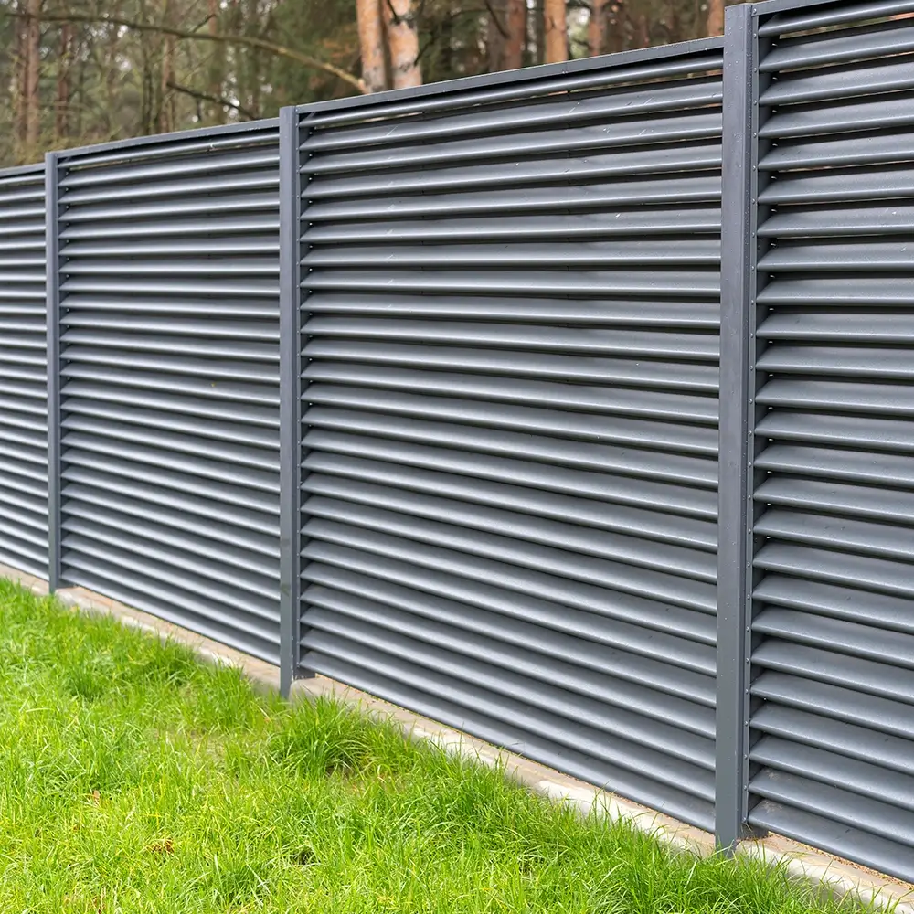 commercial iron fence